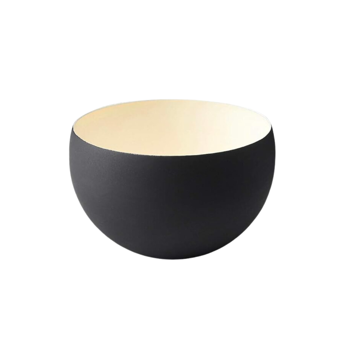 Medium Ivory & Black Bowl