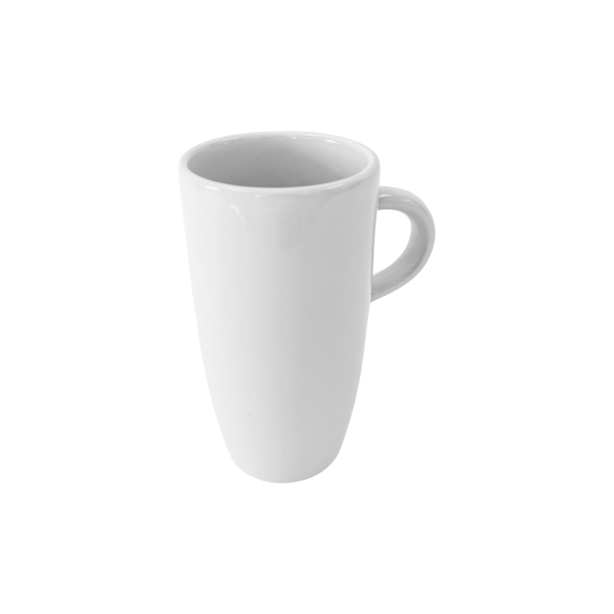 Tall White Mug with Handle