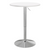 Bar Table White Multi-Level With Swivel Top & Steel Base