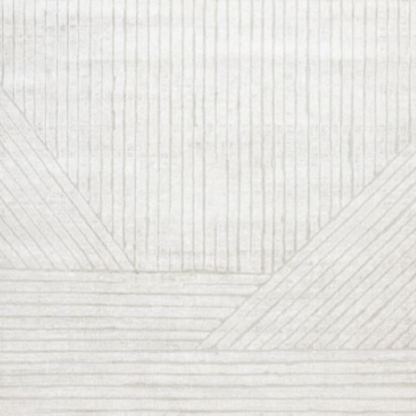 Hayden White Geometric Rug