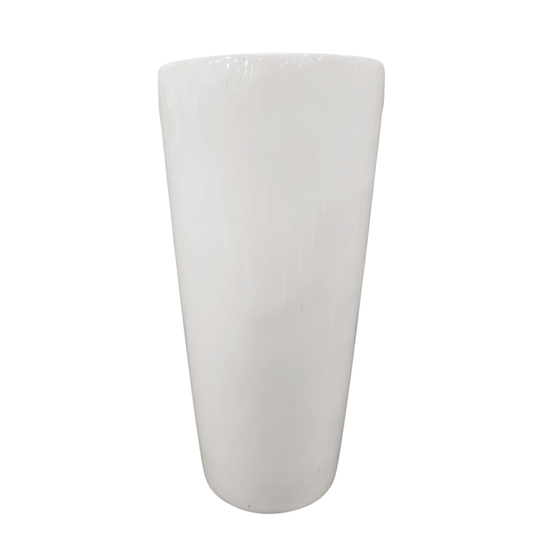 Round White Planter 24" Height