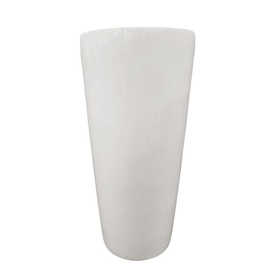 Round White Planter 24" Height
