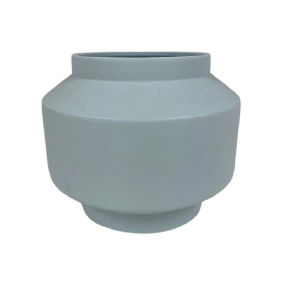 Matte Sky Blue Vase