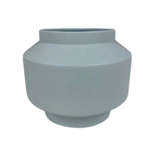 Matte Sky Blue Vase