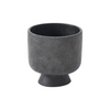 Kestell Textured Matte Black Ceramic Stoneware