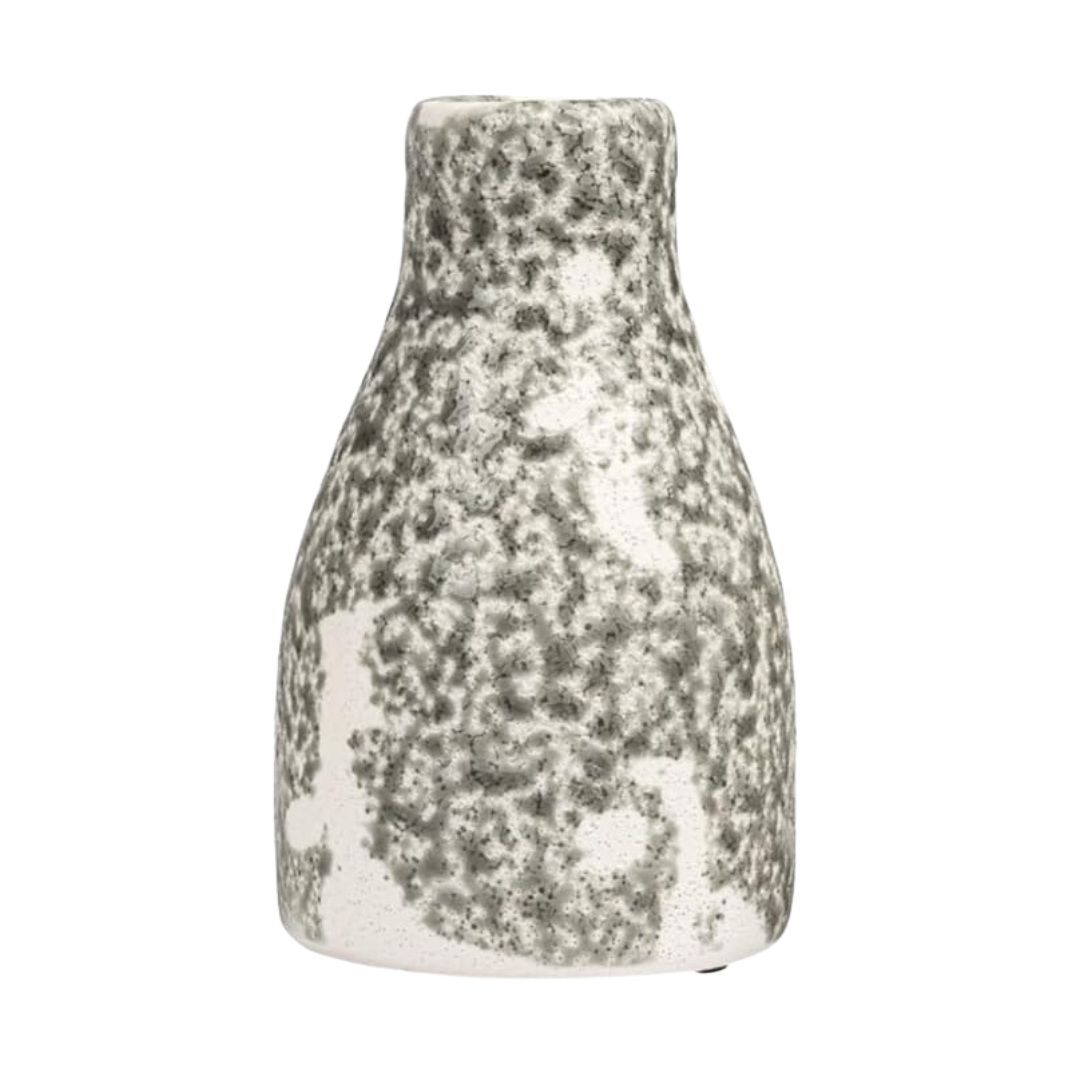 Terra-Cotta Distressed Dark Grey Vase