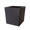 Rattan Square Brown Pot