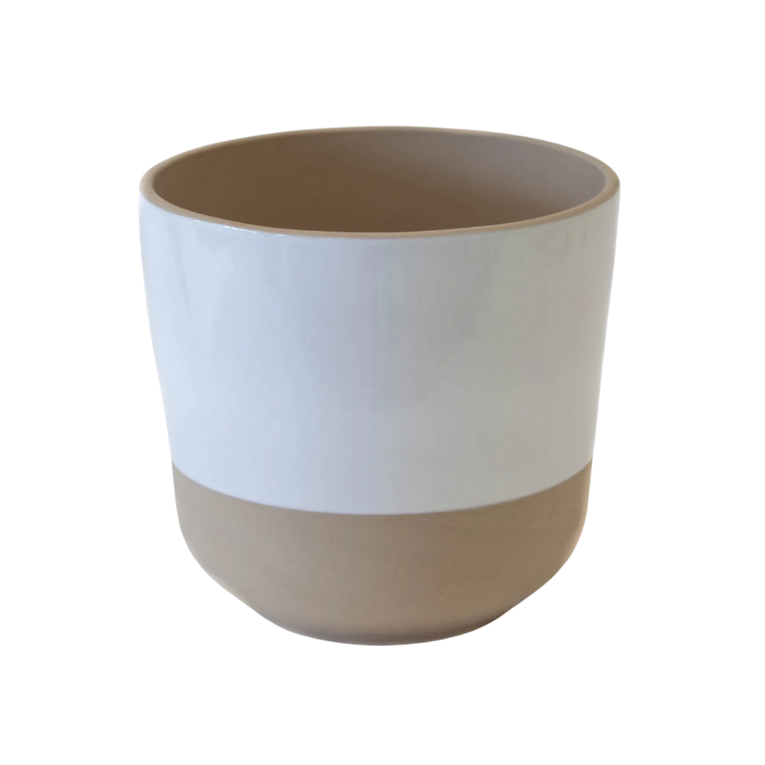 Ceramic White & Terracotta