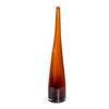 Tapered Brown Blown Glass Vase