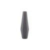 Small Grey Matte Slim Ceramic Vase