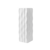 Square Tall Divot Wave White