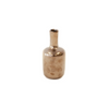 Small Brass Stoneware Bottle