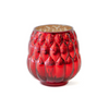 Vase - Red Shiny Geometric