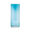 Sky Blue Rectangular Glass Vase