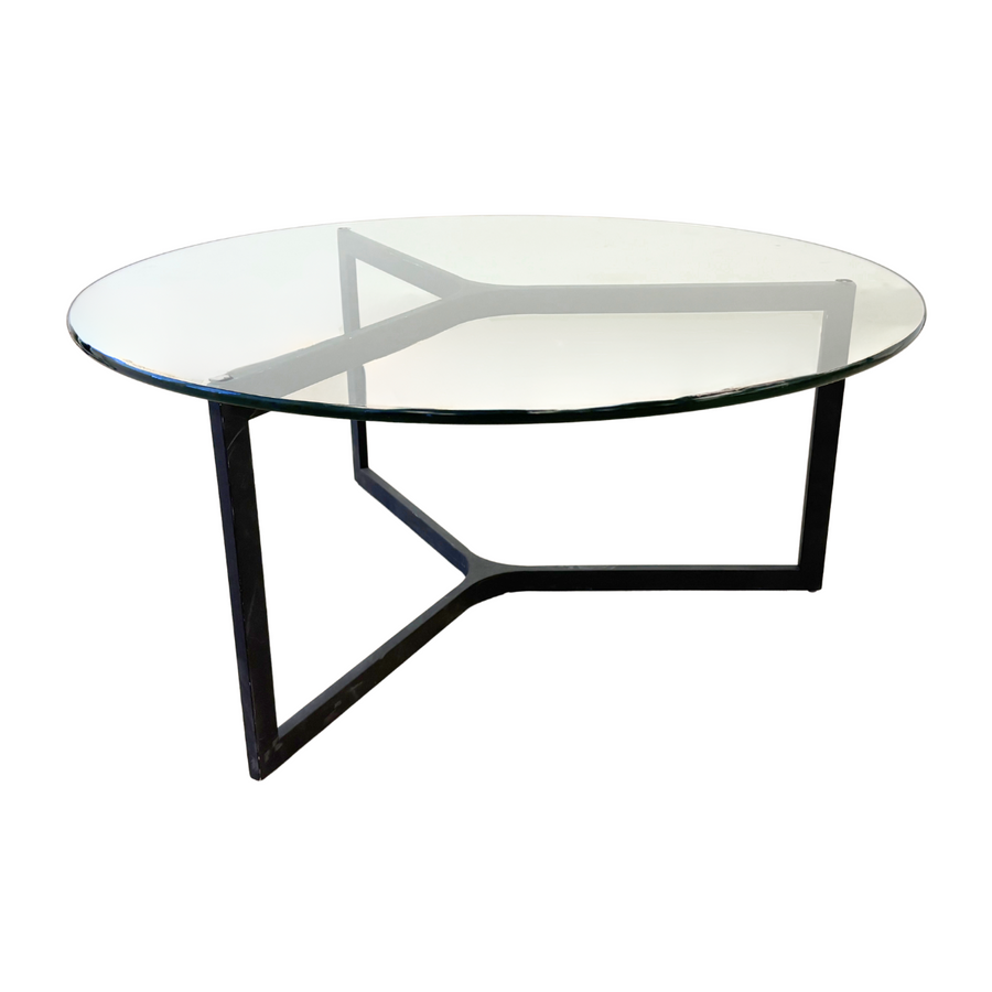 Round 3 Supports Black Base Coffee Table