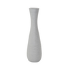 Tall Grey Textured Slim Ceramic Vase