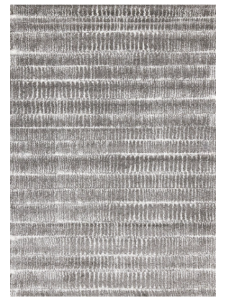 Sable Stripes Rug in Grey & White