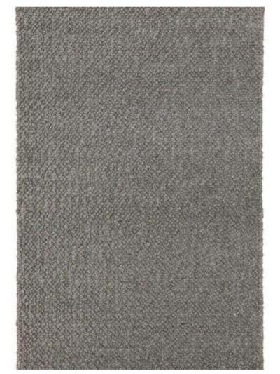 Chunky Medium Grey Weave Rug