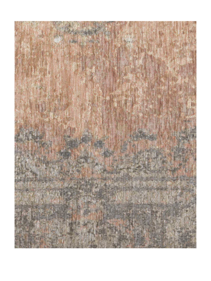 Faded Persian Rug in Pink