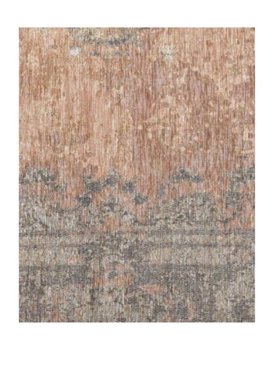 Faded Persian Rug in Pink