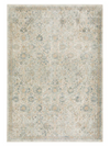 Regal Beige & Green Pattern Rug