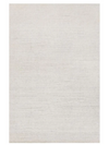 Ella White Rug w/Drop Stitch Design