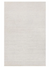 Ella White Rug w/Drop Stitch Design