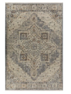 Antique Grey Rug with Orange