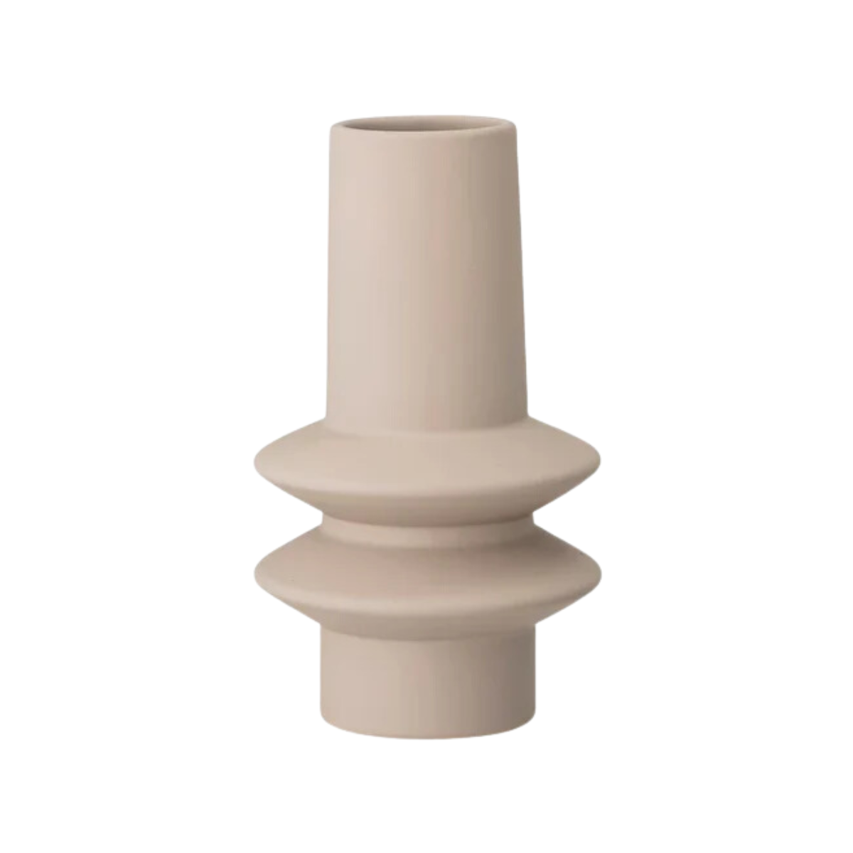 Sage Stoneware Vase w/ Latex Glaze