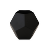 Small Black Geometric Polygon Vase