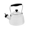 White Kettle with Black Handle