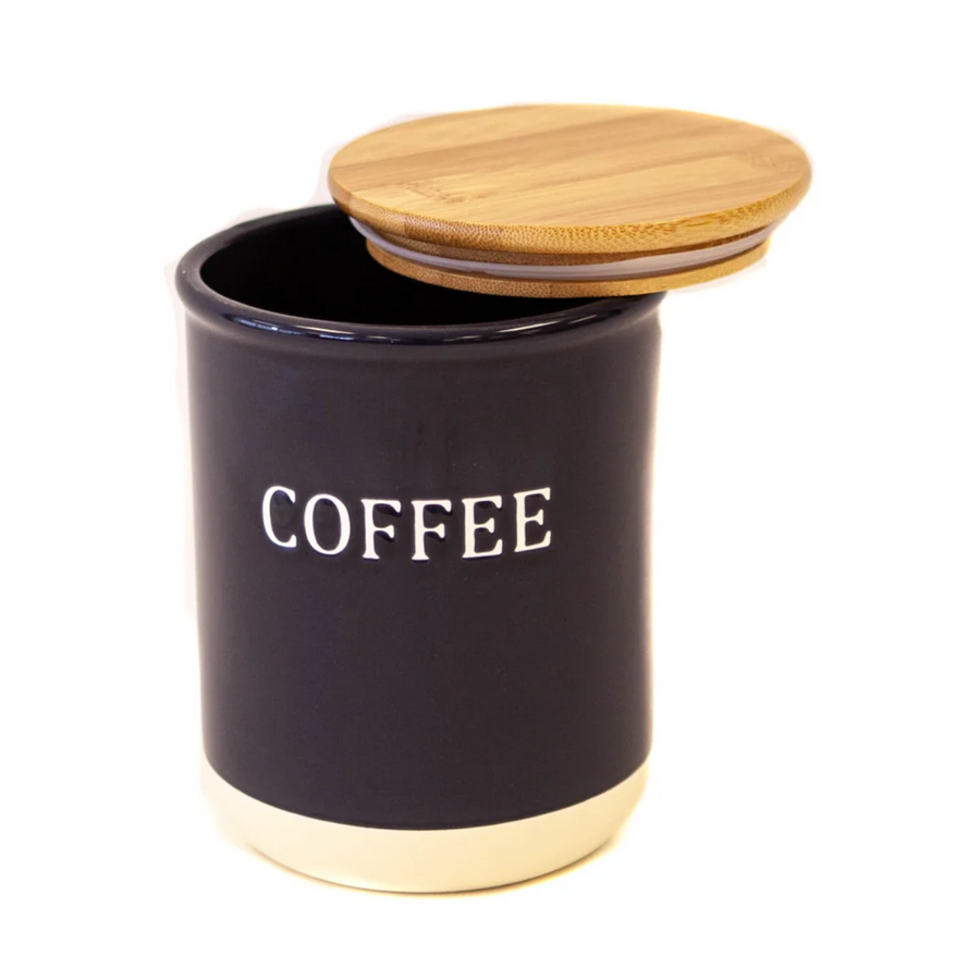 Ceramic Coffee Blue w/ Lid