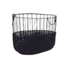 Medium Black Macrame Basket