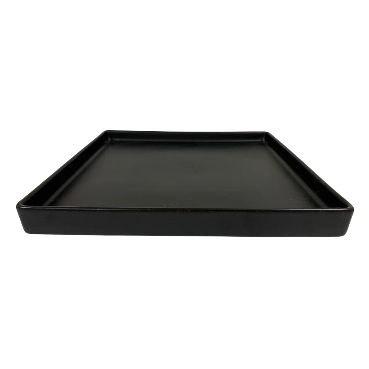 Square Matte Black Tray