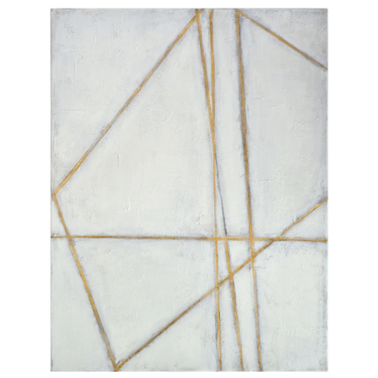 Art - White Background w/ Gold Lines - CLEARED