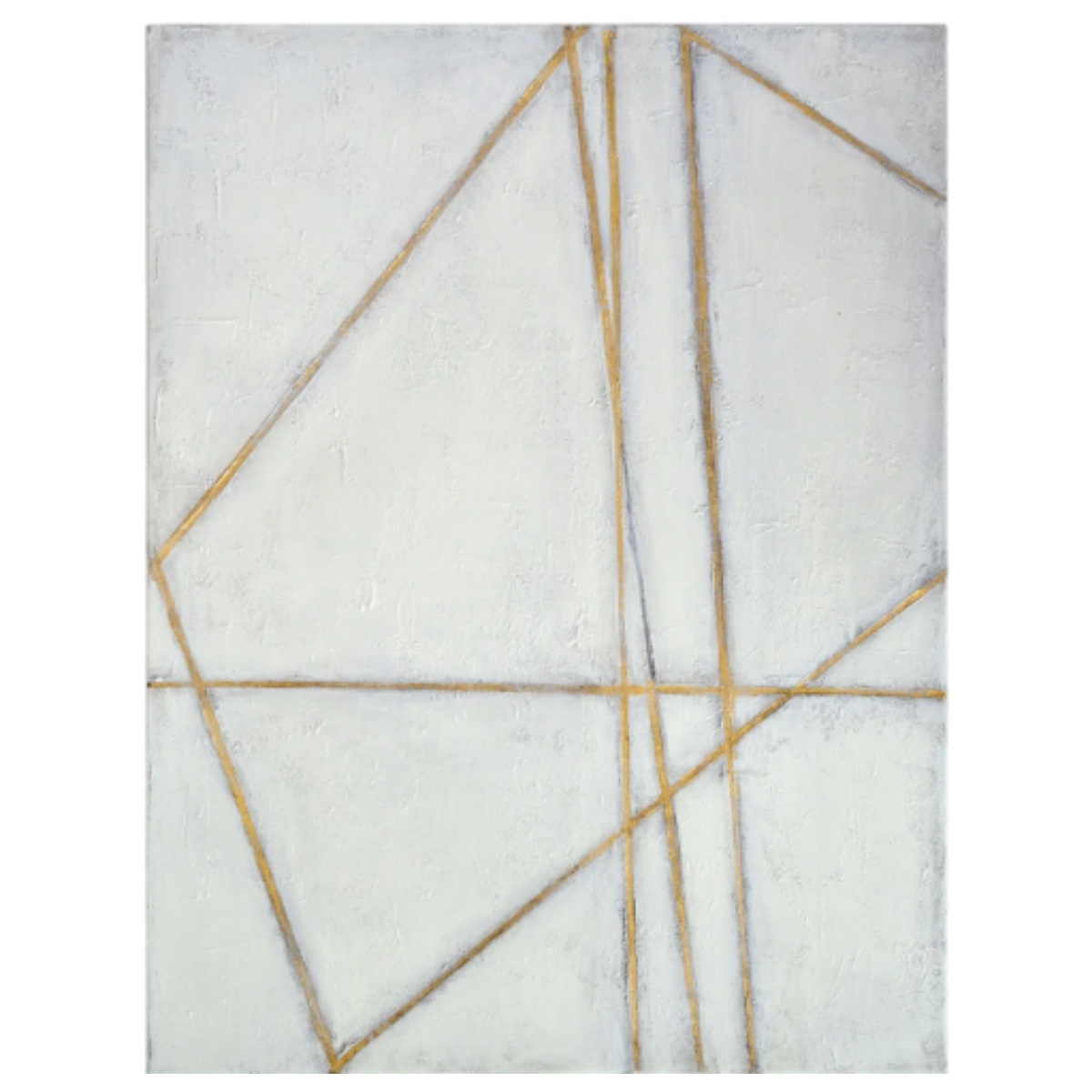 Art - White Background w/ Gold Lines - CLEARED