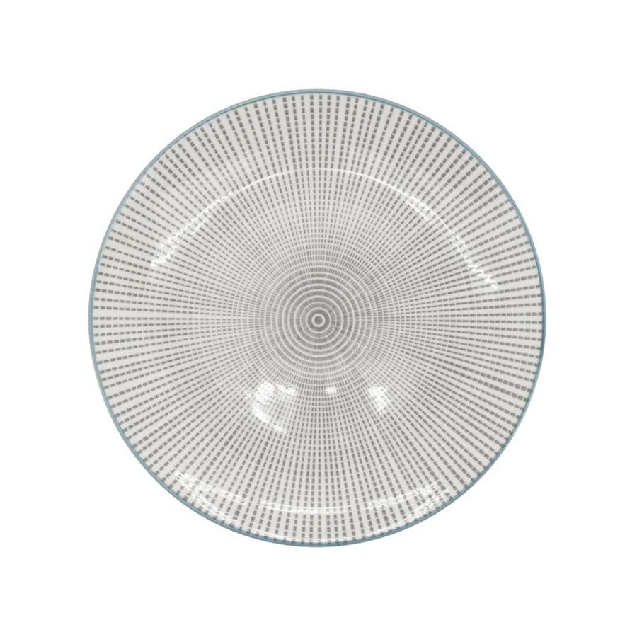 Light Grey Pattern Plate