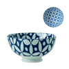 Medium Blue Geometric Bowl