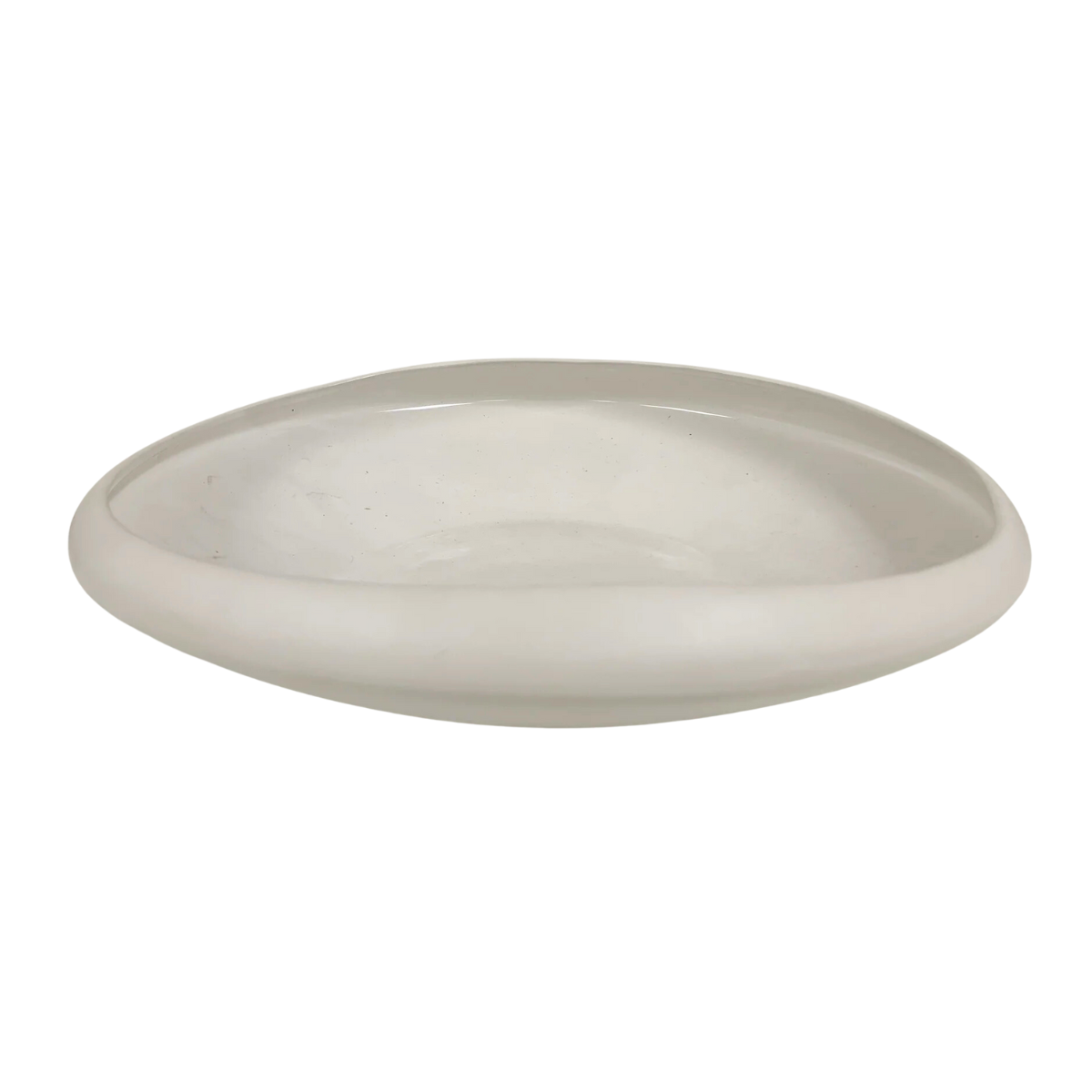 Large Matte White Bowl