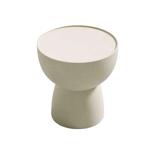 Maria Alabaster Concrete Side Table