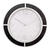 Black & Silver Rim Clock