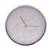 Gold w/ Marble Face Clock