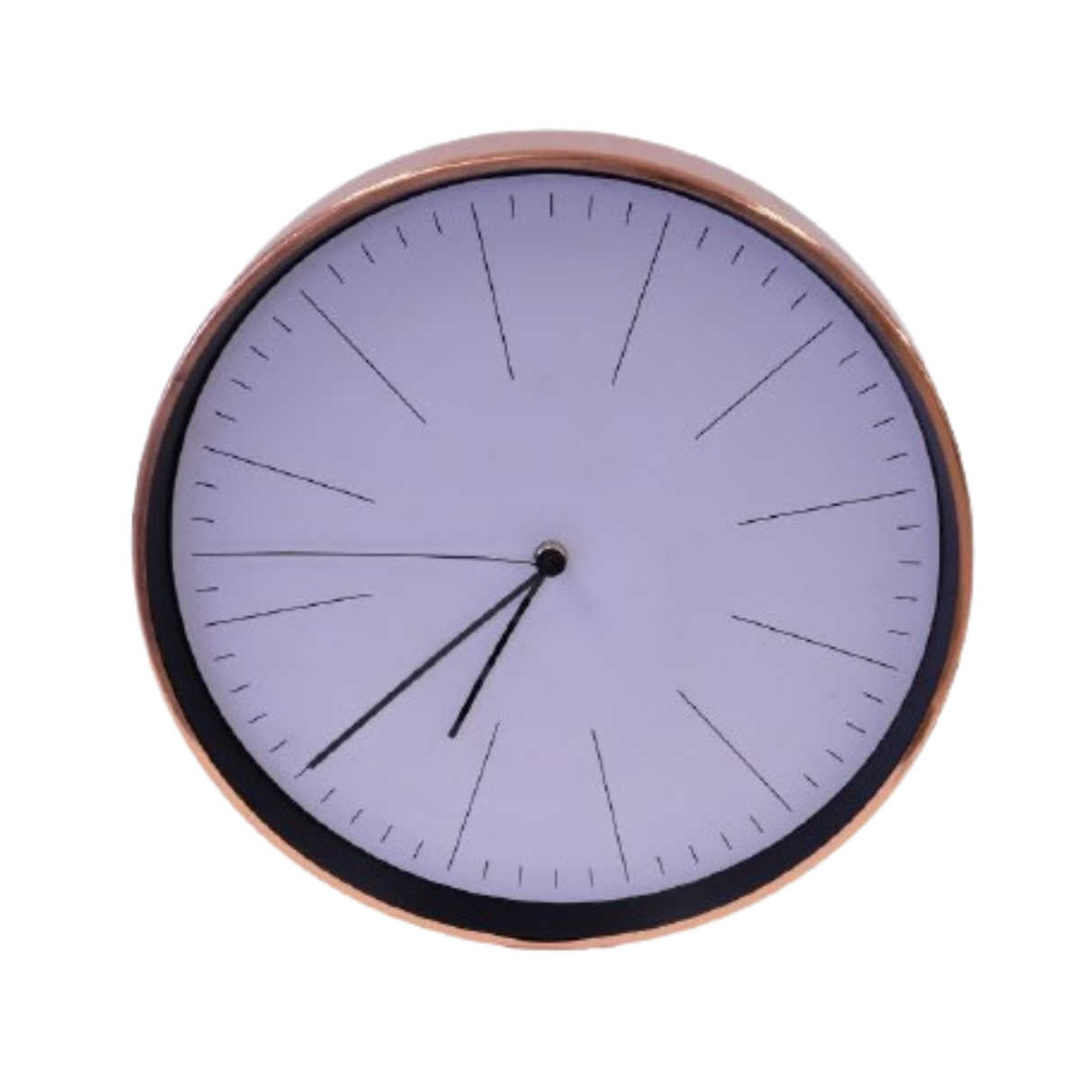 Rose Gold Round clock