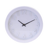 White w/ Black Hands Clock