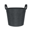 Round Black Basket w/ Handles