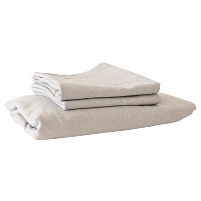 Queen Hotel Style Taupe Coverlet With Shams