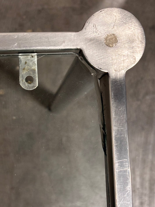 Console - Glass Top Stainless Steel