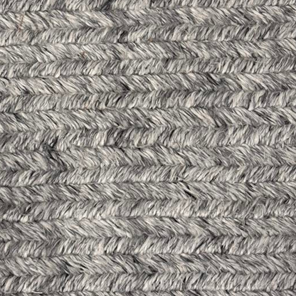 Dark Grey Thick Chevron Weave Rug"