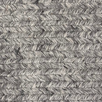 Dark Grey Thick Chevron Weave Rug"