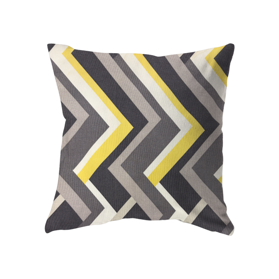 22x22 - Green & Grey Zig Zag Outdoor